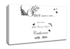 Once Upon A Time Your Name White Canvas Wall Art