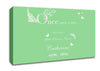 Once Upon A Time Your Name Green Canvas Wall Art