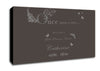 Once Upon A Time Your Name Chocolate Canvas Wall Art