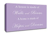 Home Quote Walls n Beams Hopes n Dreams Lilac Canvas Wall Art