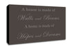 Home Quote Walls n Beams Hopes n Dreams Chocolate Canvas Wall Art