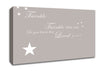 Nursery Quote Twinkle Twinkle Little Star 1 Beige Canvas Wall Art