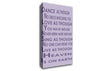 Home Quote Heaven Is On Earth Lilac Canvas Wall Art