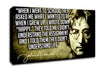Motivational Quote Music Quote John Lennon Happy Canvas Wall Art