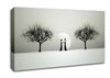 Love Between The Trees And Moon Canvas Wall Art