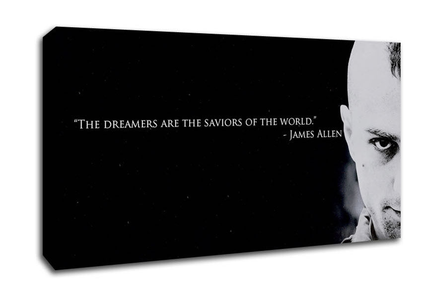 Motivational Quote James Allen The Dreamers Canvas Wall Art