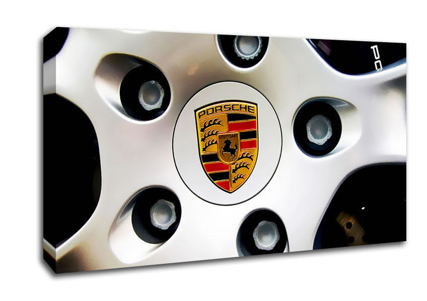 Porsche Wheel Canvas Wall Art