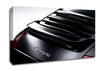 Porsche 911 Rear Black Canvas Wall Art