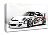 Porsche 911 GT3 B n W Red Canvas Wall Art