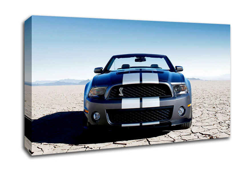 Mustang Shelby Front Profile Canvas Wall Art