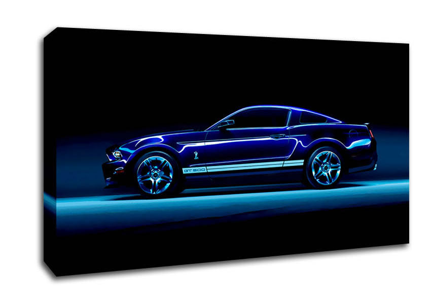 Mustang Gt500 Canvas Wall Art