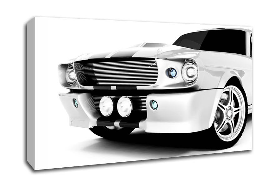 Mustang Grill Canvas Wall Art