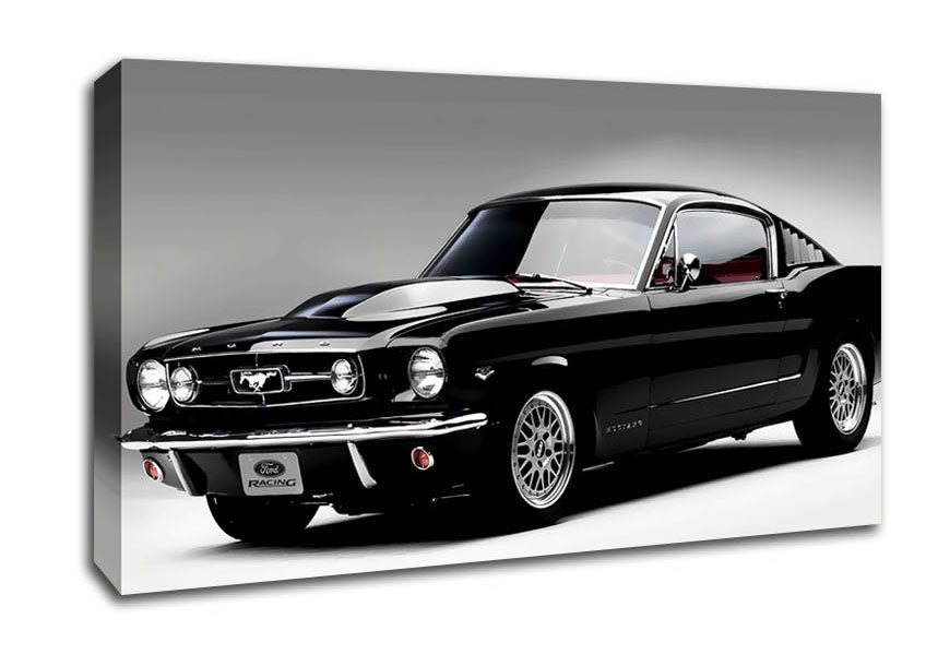 Mustang 1965 Coupe Canvas Wall Art