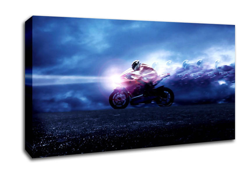 Motor Speed Canvas Wall Art