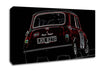 Mini Cooper Rear Canvas Wall Art
