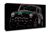 Mini Cooper Front Canvas Wall Art