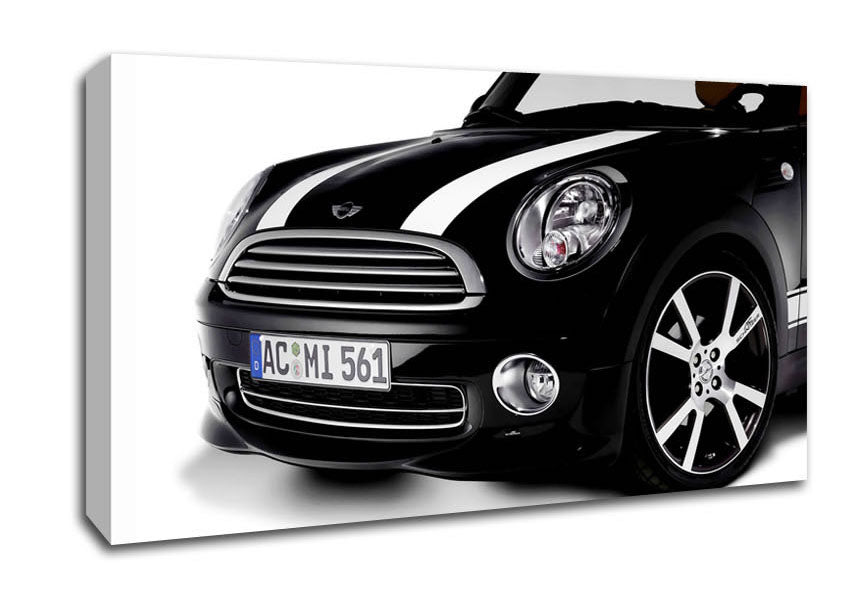 Mini Coop Front Grill Canvas Wall Art