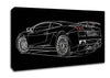 Lamborghini Rear Canvas Wall Art