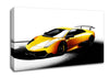 Lamborghini Side Profile Yellow Canvas Wall Art
