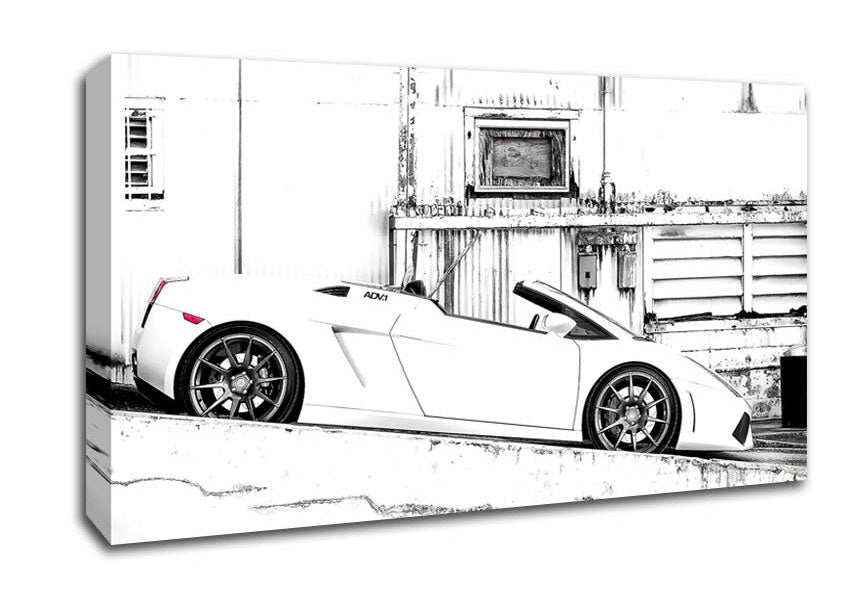Lamborghini Gallardo Spyder Adv1 Wheels Canvas Wall Art