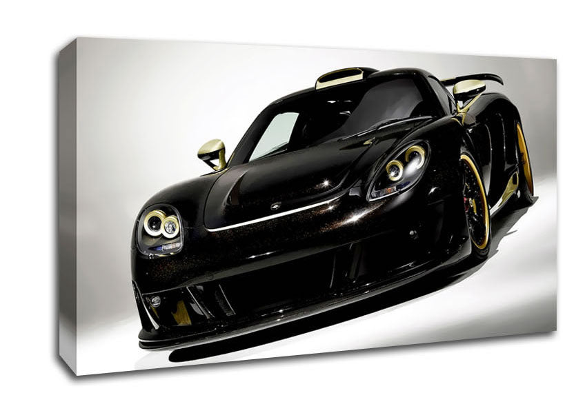 Lamborghini Black Gold Canvas Wall Art