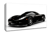 Keonigsegg Super Car Black Canvas Wall Art