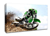 Kawasaki Motocross Canvas Wall Art
