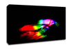 Maserati Rainbow Canvas Wall Art