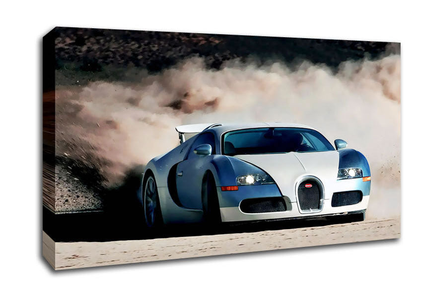 Bugatti Veyron Drive Canvas Wall Art