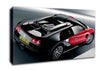 Bugatti Veyron Side Profile Canvas Wall Art