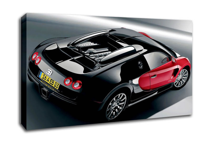 Bugatti Veyron Side Profile Canvas Wall Art