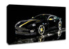Aston Martin Db9 Black And Yellow Canvas Wall Art