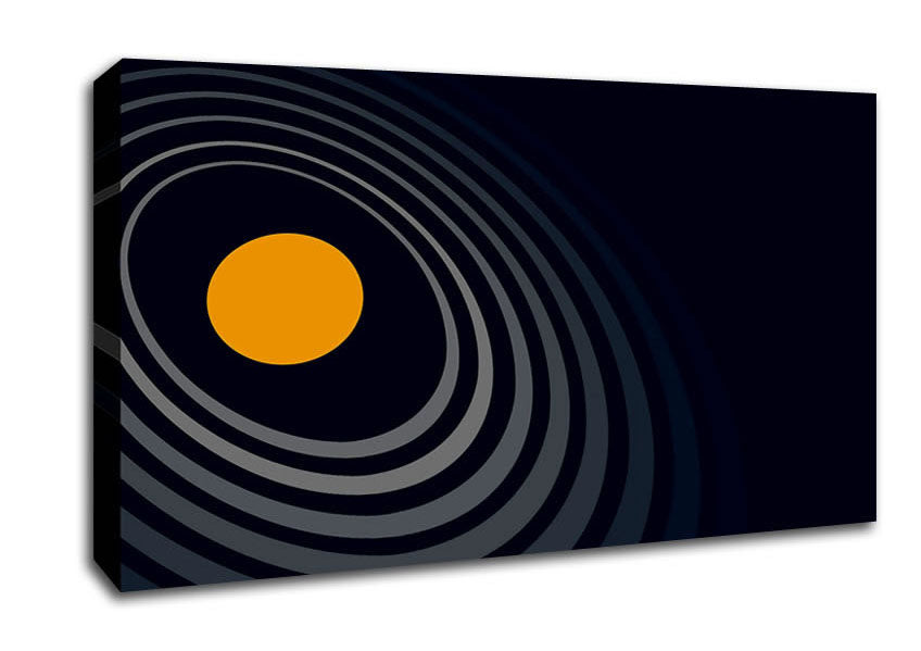 Planet Rings Canvas Wall Art