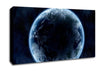 Planet Universe Blue Canvas Wall Art