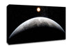 Planet In The Dark Canvas Wall Art