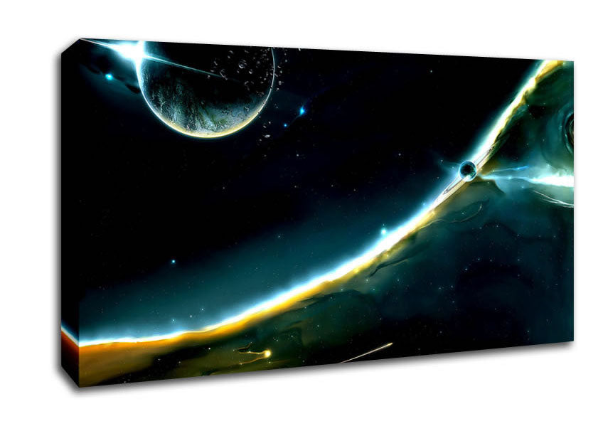Planet Fun Canvas Wall Art