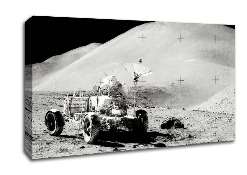 Moon Buggy Canvas Wall Art