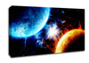 Hot And Cold Galaxies Canvas Wall Art
