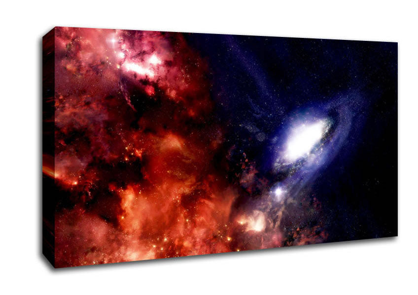Planet Stars Canvas Wall Art