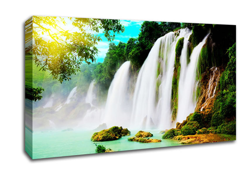 Magical Waterfall Canvas Wall Art