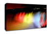 Niagara Falls Night Rainbow Canvas Wall Art