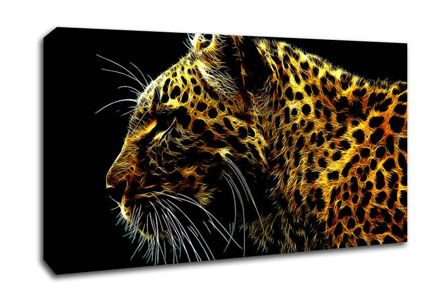 Leopard Glory Canvas Wall Art
