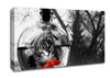 Dinner Time Cat Canvas Wall Art