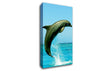 Dolphin Jump Canvas Wall Art