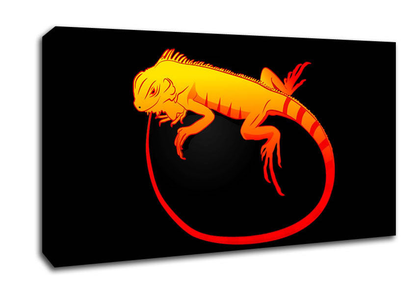 Iguana 2 Canvas Wall Art