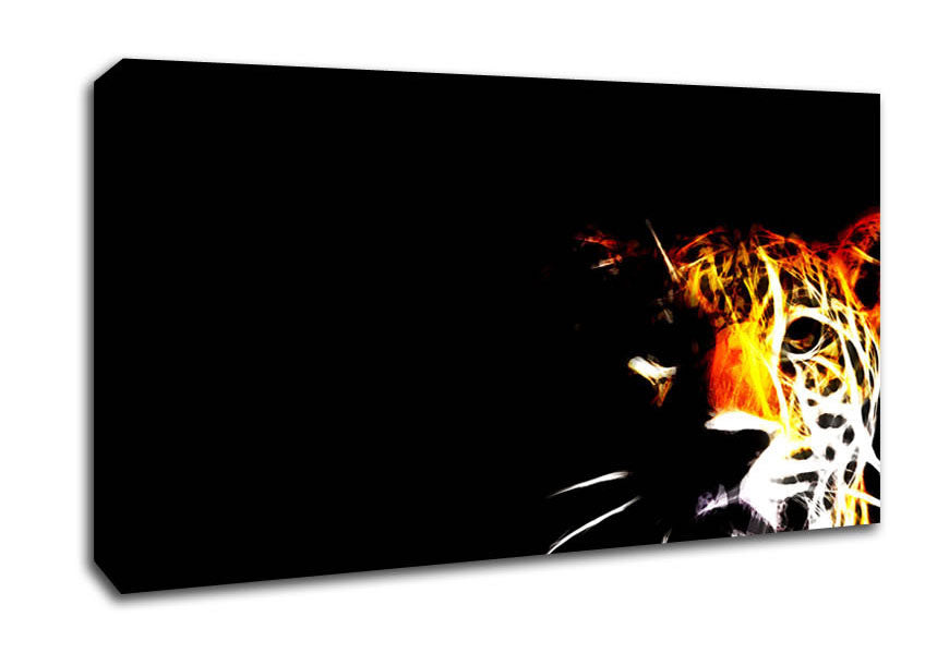 Jaguar Blaze Canvas Wall Art