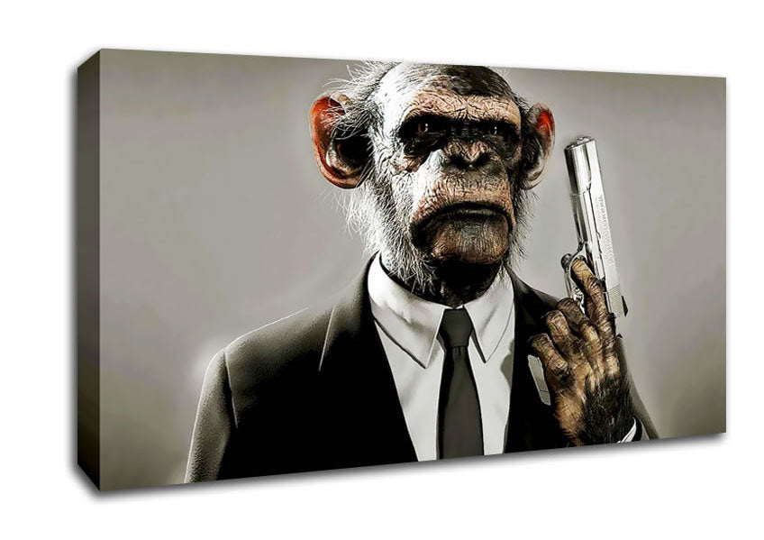 Monkey Business Canvas Wall Art