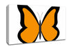 Orange Butterfly Canvas Wall Art
