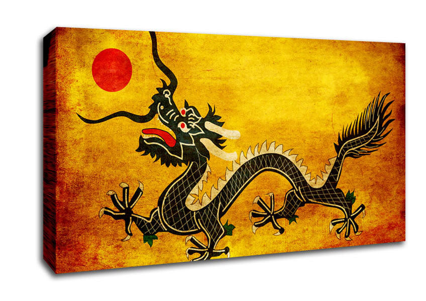 Manchu Dragon Ming Dynasty Canvas Wall Art