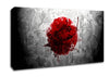Japan Grunge Flag Canvas Wall Art